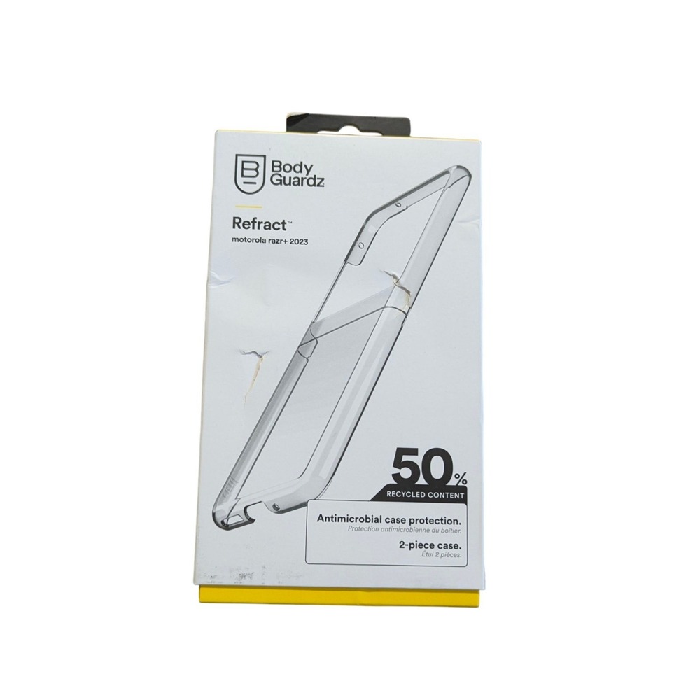 E8. BodyGuardz Refract Case For Motorola RAZR+‎ 2023 - Clear